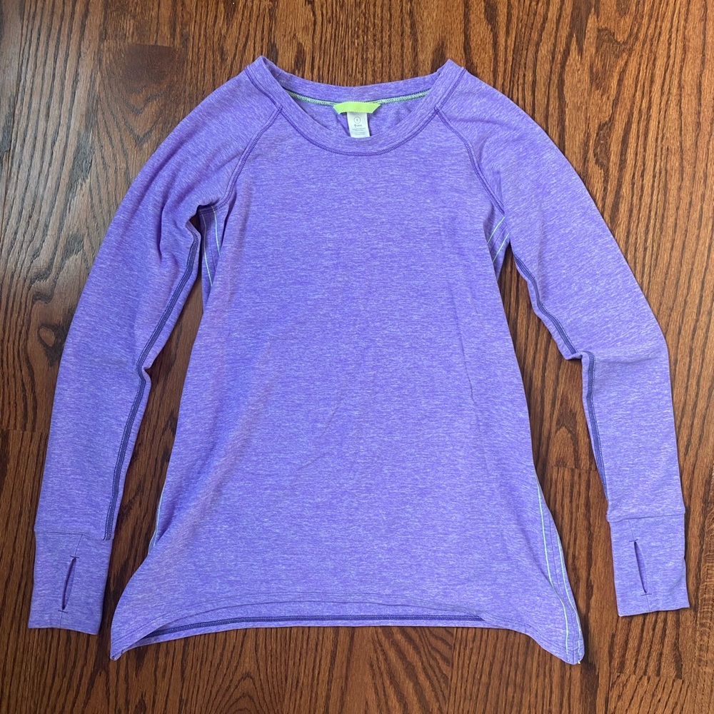 Ivivva (Girl’s Lululemon) Long Sleeve T-shirt (Purple, Size 8)